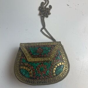 Elegant Mosaic Chain Bag